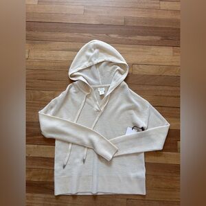 ASPEN alpine waffle hood IVORY RN# 75343 XS NWT M3-10